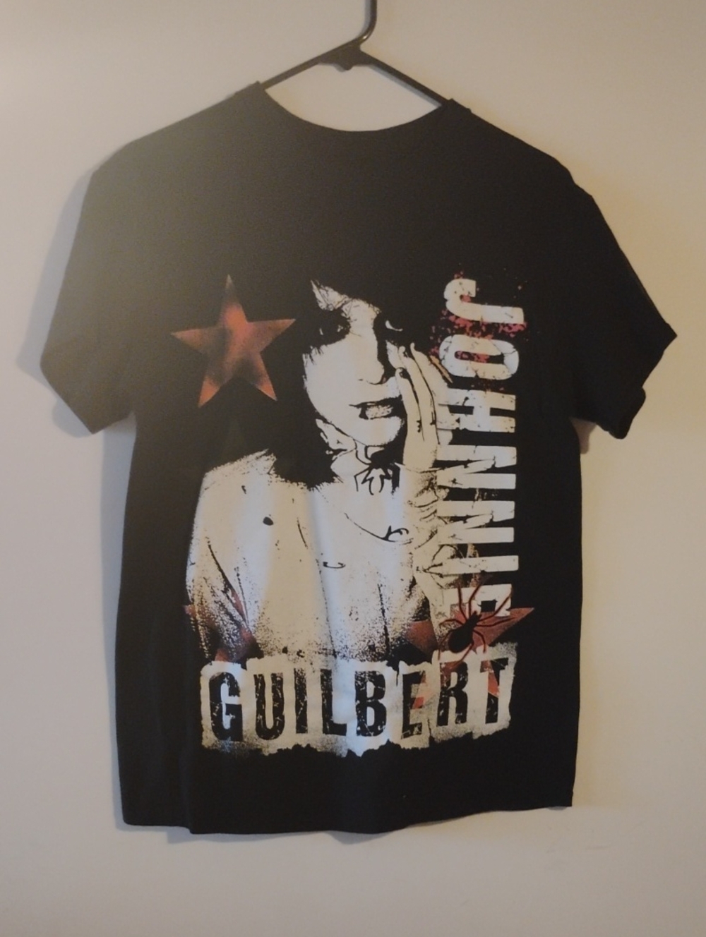 Johnnie Guilbert Black Graphic Tee - Unisex Medium
